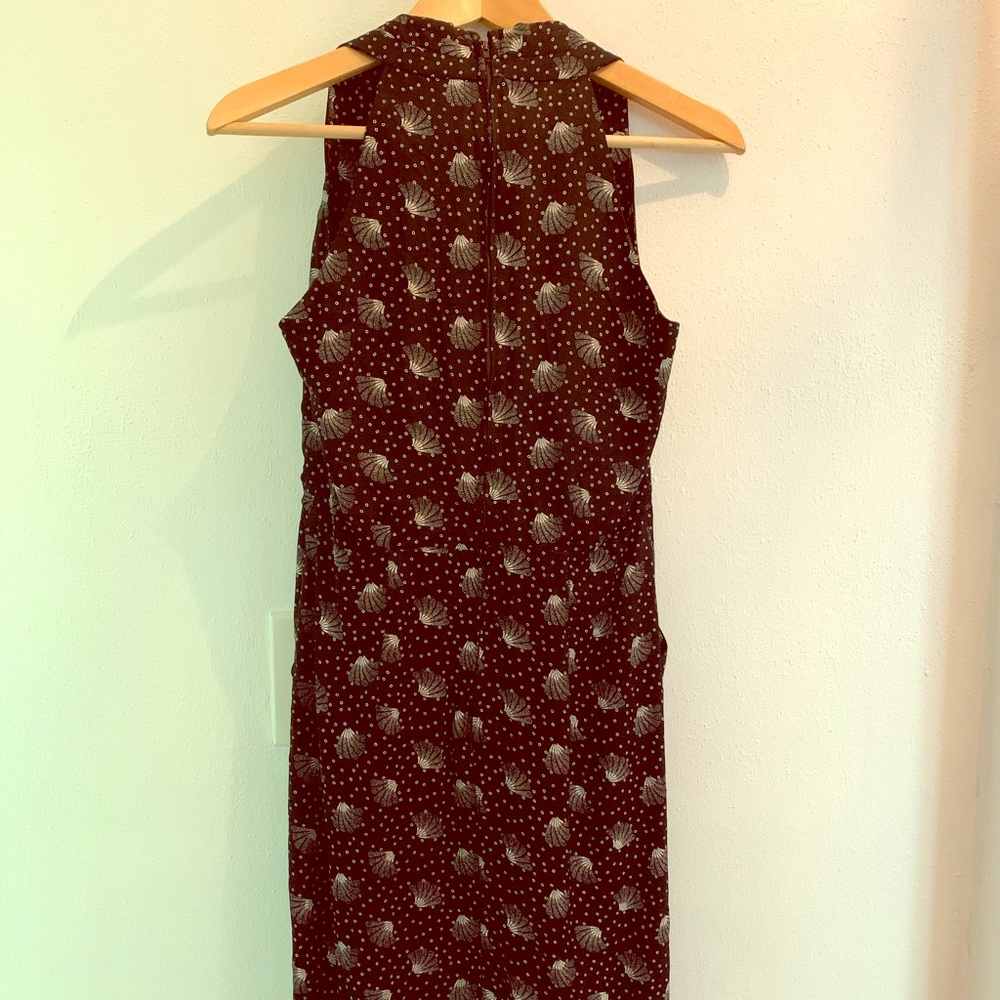 Vintage 90s square neck dress with pockets